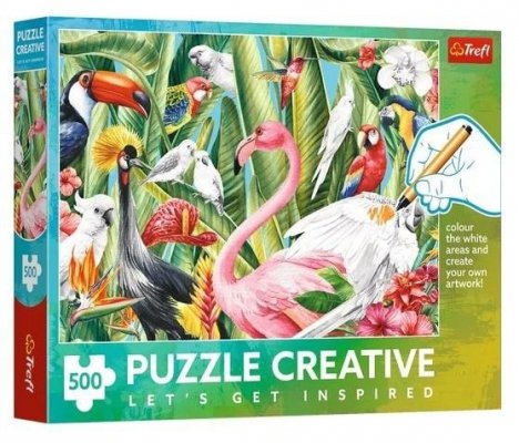 Puzzle 500 Rajskie ptaki