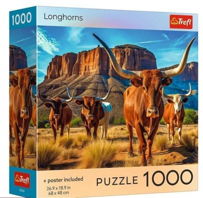 Puzzle 1000 USA Collection: Longhorns TREFL