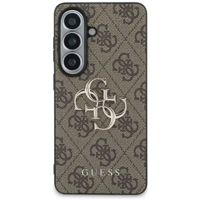 GUESS futerał do SAMSUNG S26 GUHCS26S4GMGBR (4G Big Metal Logo) brązowy