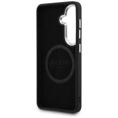 GUESS futerał do SAMSUNG S26 GUHMS26SPFGTSCMK (Fixed Glitter Triangle MagSafe) czarny