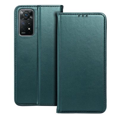 Etui z klapką na Oppo Reno 13 PRO 5G Smart Magneto ciemnozielone