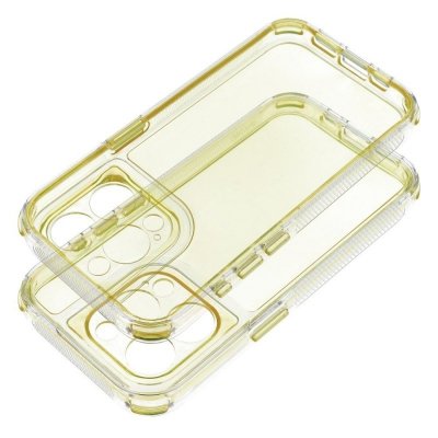 Futerał do iPhone 15 PRO Matrix Clear żółty