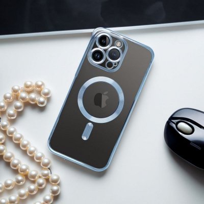 Futerał do Samsung S25 EDGE Electro Mag Cover zgodny z MagSafe niebieski