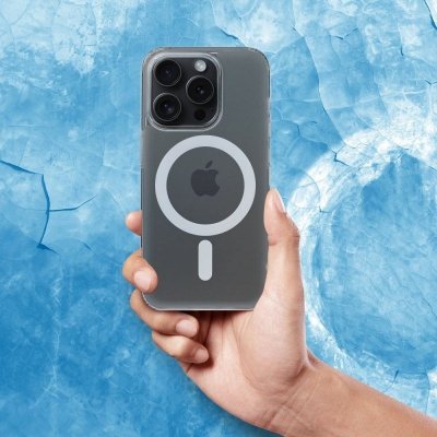 Futerał do Samsung S24 PLUS Frost Mag Cover zgodny z MagSafe transparentny zmrożony