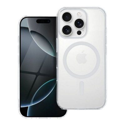 Etui na iPhone 17 AIR Drop Glue Colorful Ring Mag Cover zgodny z MagSafe białe