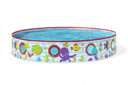 Ogrodowy Basenik rozporowy Łódź podwodna dla dzieci 2+ BESTWAY 152x25cm