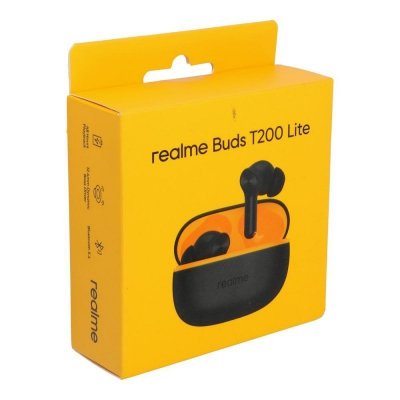 Słuchawki bezprzewodowe Realme T200 Lite czarne