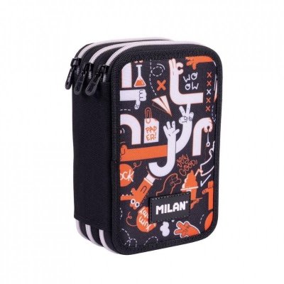 Piórnik 3 poz z wyposażeniem Fingers MILAN