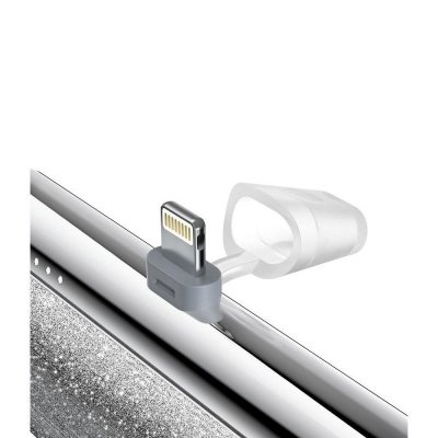 Powerbank Veger PlugOn (W0573) PD QC3.0 2,4A 12W 5000 mAh z wbudowanym złączem USB C srebrny