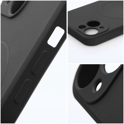 Futerał do Samsung A27 Silicone Mag Cover zgodny z MagSafe czarny