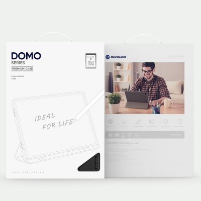 DUX DUCIS etui DOMO składane z miejscem na rysik do iPad Air 13 (2024) czarne