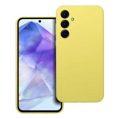 Futerał do Samsung A55 5G Silicone 2mm żółty