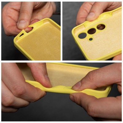 Futerał do Motorola EDGE 60 / 60 FUSION Silicone 2mm żółty
