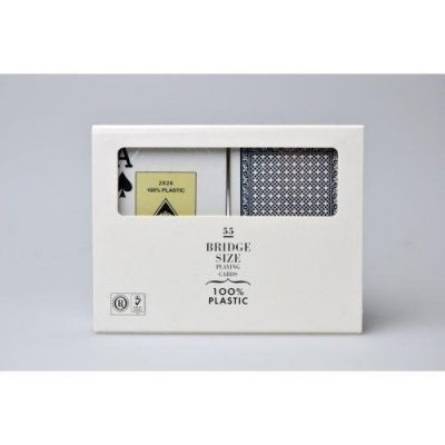 Komplet dwóch talii 100% plastik JUMBO Fournier
