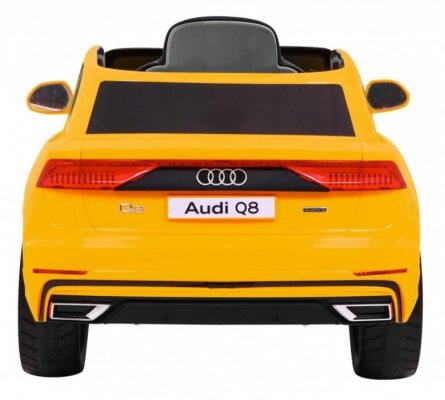Audi Q8 Lift, SUV na akumulator dla dzieci Żółty + Pilot