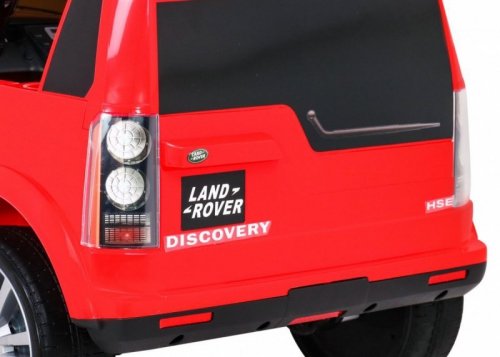 Land Rover Discovery Autko elektryczne dla dzieci, Czerwony SUV + Pilot