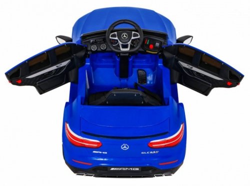 Mercedes Benz GLC63S dla dzieci Niebieski SUV z pilotem