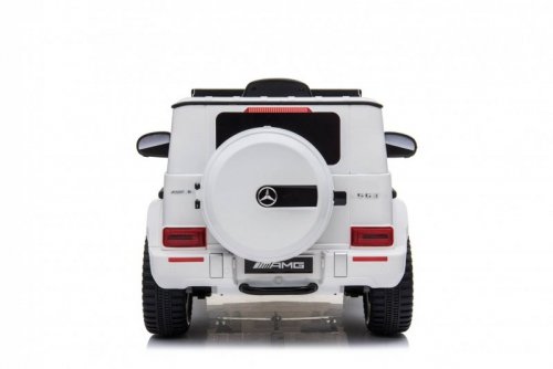 Mercedes AMG G63 dla dzieci Biały + Pilot
