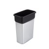 4561008080 - Kosz na śmieci GEO Medium 55L srebrny metalik