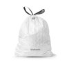 PerfectFit Bags - Worki na śmieci białe : rozmiar M 60l (10szt)