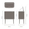 Kosz TOUCH BIN BO 36L Mineral Concrete Grey
