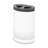 Kosz na bieliznę 55L SELECTOR White / Dark Grey Plastic Lid