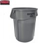 Kontener BRUTE® 166,5L 2643-60 Grey okrągły z kanałami