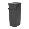 Kosz SORT & GO 40L Gray