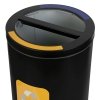 Kosz do segregacji odpadów STREAM BIN DUO 2x35L czarny