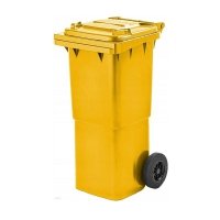 Pojemnik na odpady   60L z pokrywą żółty