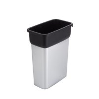 Kosz na śmieci GEO Medium 55L srebrny metalik