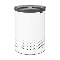 Kosz na bieliznę 55L SELECTOR White / Dark Grey Plastic Lid