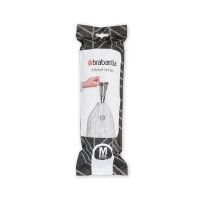 PerfectFit Bags - Worki na śmieci białe : rozmiar M 60l (10szt)