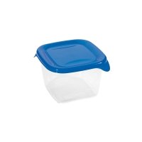 Pojemnik na żywność FRESH&GO kwadratowy 0,45L niebieski