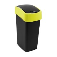 Kosz na śmieci Flip Bin 45L czarny/żółty 