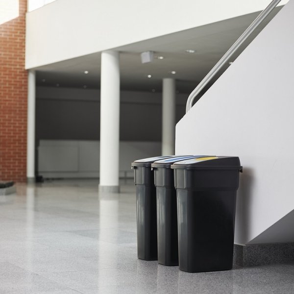 Kosz na śmieci SELECTO Medium 55L czarny