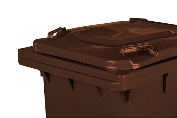 Pojemnik na odpady 240L brązowy