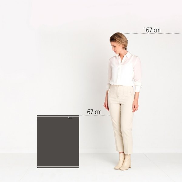 Kosz TOUCH BIN BO 60L Matt Steel FPP