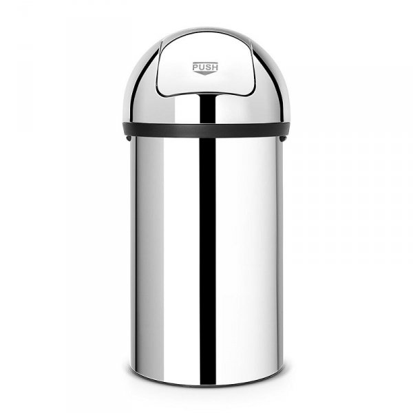 Kosz PUSH BIN 60L Brilliant Steel