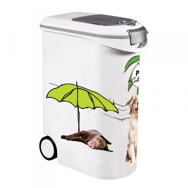 Pojemnik na karmę dla psa PetLife 20 kg / 50 L – szczelny i praktyczny