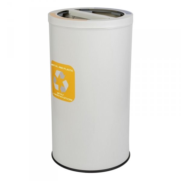 Kosz do segregacji odpadów STREAM BIN 2x35L biały