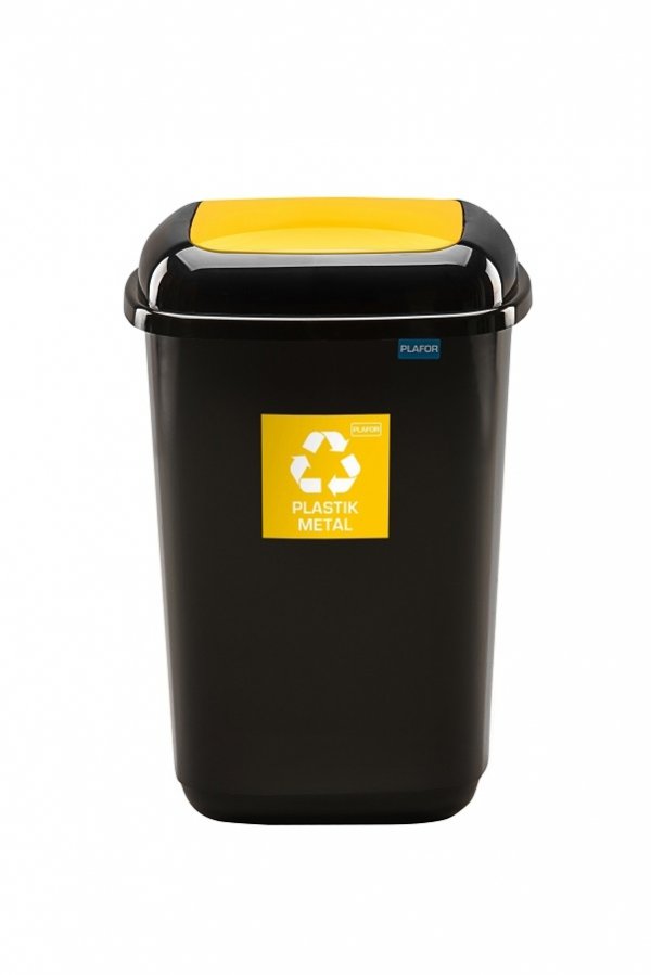 Kosz do segregacji QUATRO 12L PLASTIK METAL