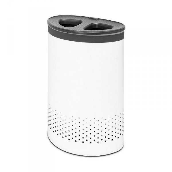 Kosz na bieliznę 55L SELECTOR White / Dark Grey Plastic Lid