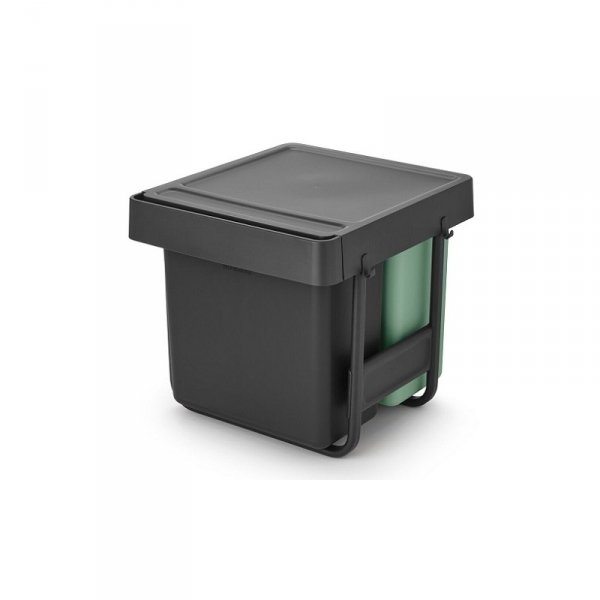 Kosz szafkowy Sort &amp; Go 2x10L + 20L Dark Grey &amp; Jade Green