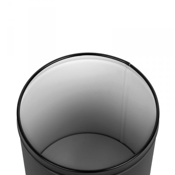 Kosz na śmieci 45L SWING metalowy czarny