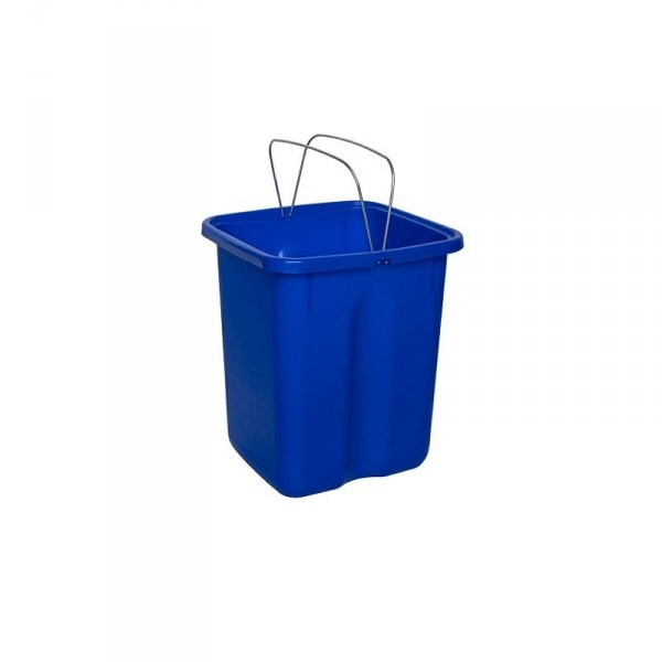 Kosz na papier 11L kwadratowy niebieski
