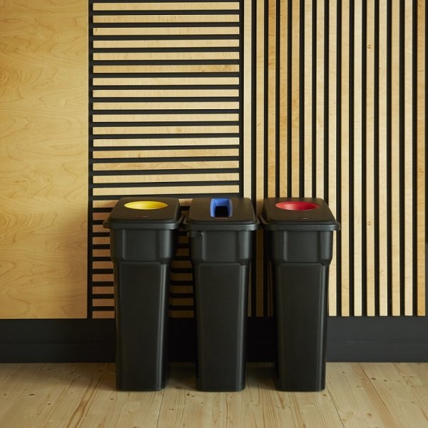 Kosz na śmieci SELECTO Large 70L czarny