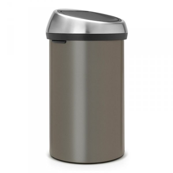 Kosz TOUCH BIN 60L Platinum / Matt Steel FPP