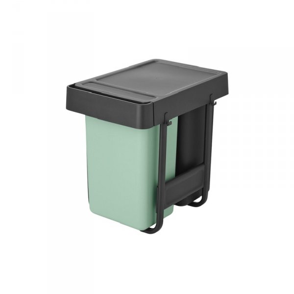 Kosz szafkowy Sort &amp; Go 2x15L Dark Grey &amp; Jade Green