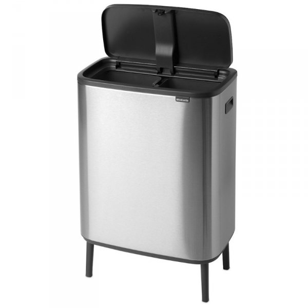 Kosz TOUCH BIN HI BO 2x30L Matt Steel FPP